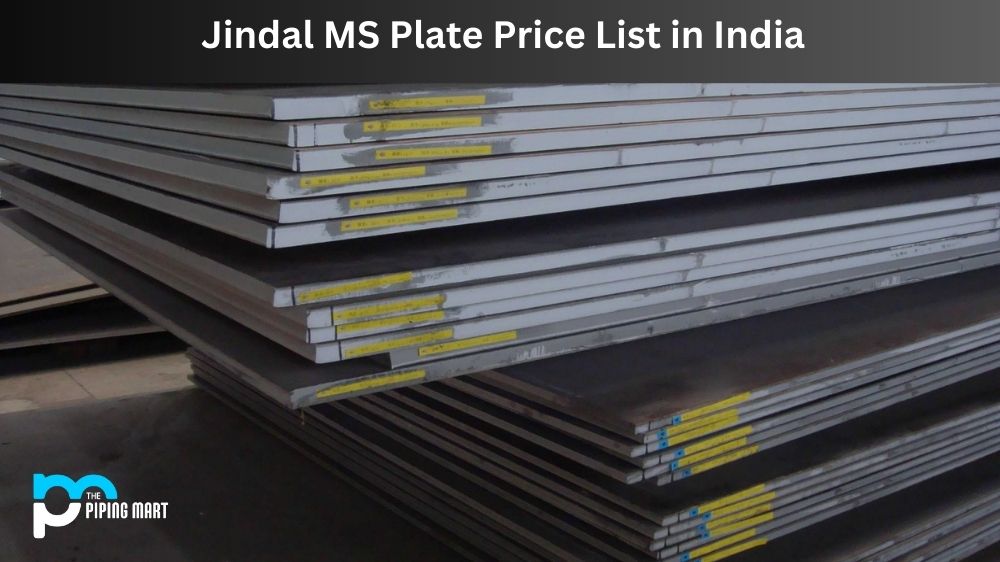 Jindal MS Plate Price List in India
