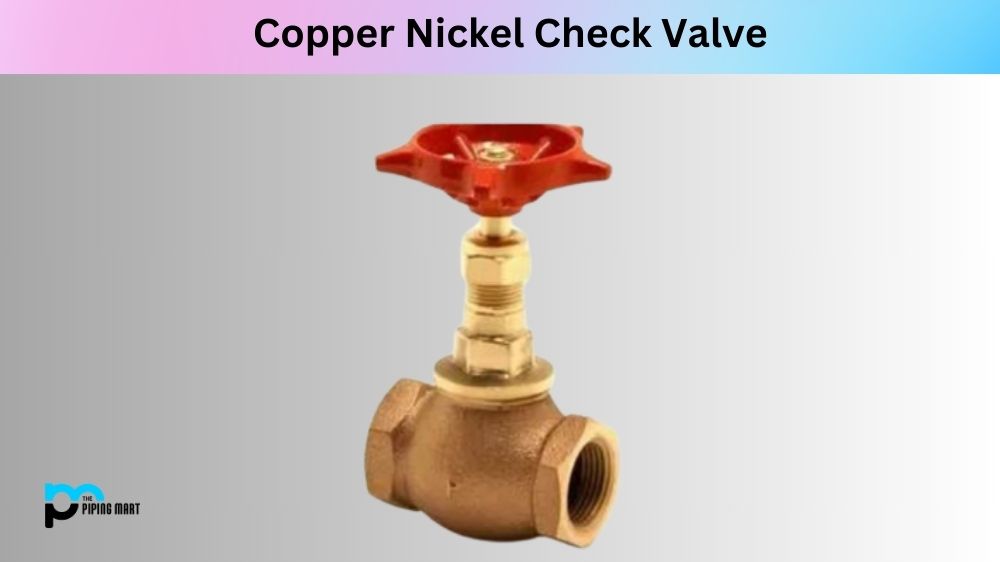 Copper Nickel Check Valve