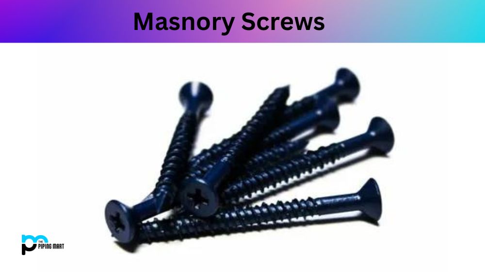 Masnory Screws