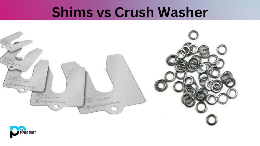 Shims vs Crush Washer