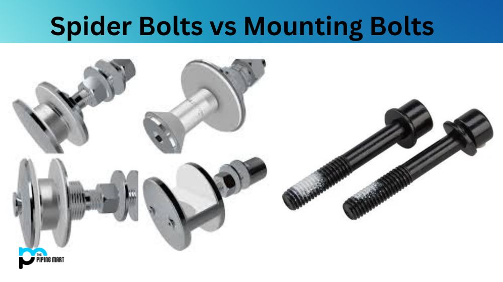 Spider Bolts vs Mounting Bolts