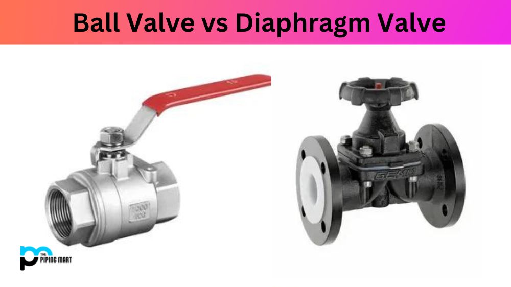 Ball Valve vs Diaphragm Valve