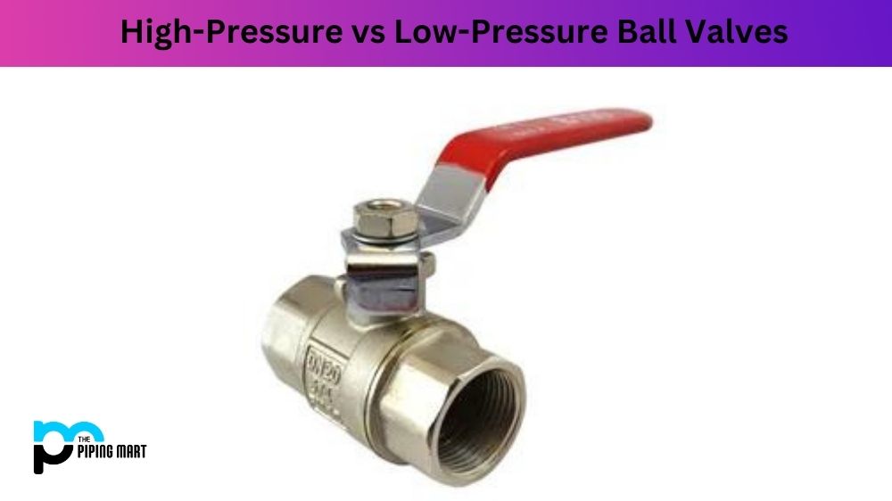 High-Pressure vs Low-Pressure Ball Valves