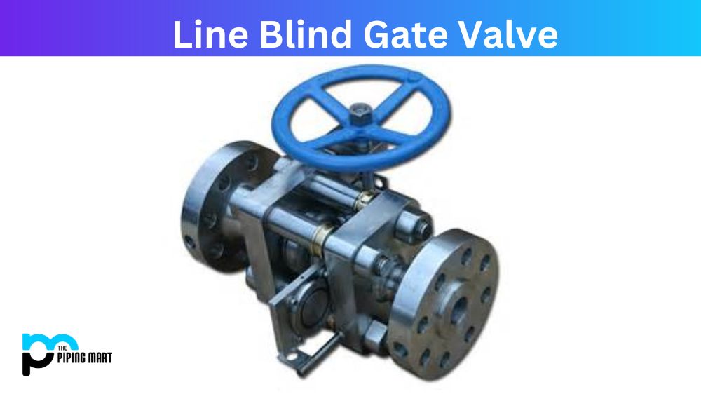 Line Blind Gate Valve