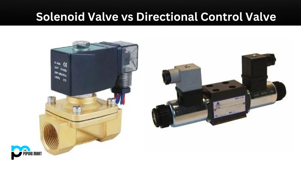 Solenoid Valve vs Directional Control Valve