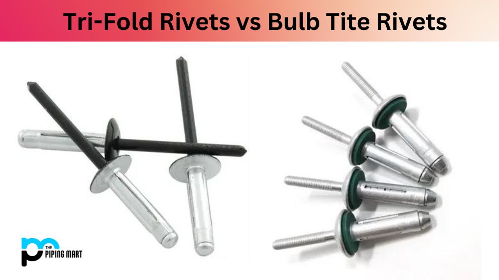 Tri-Fold Rivets vs Bulb Tite Rivets