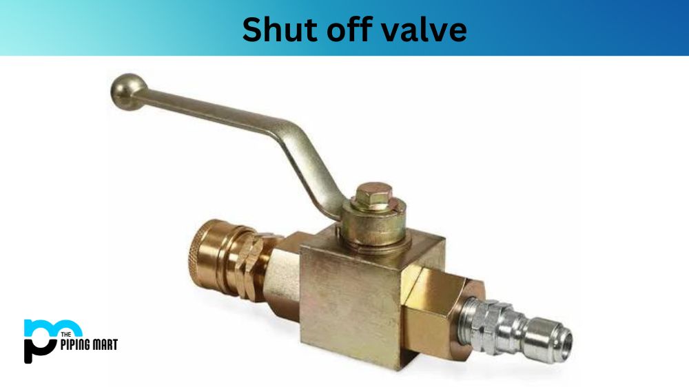 Shut off valve
