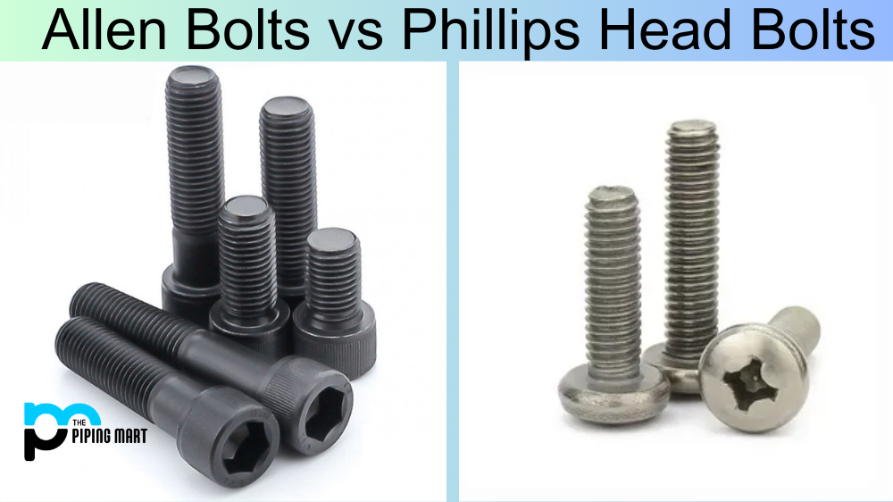 Allen Bolts vs Phillips Head Bolts - What's the Difference?
