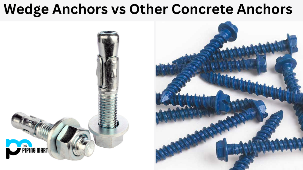 Wedge Anchors Vs. Other Concrete Anchors: Advantages and Disadvantages